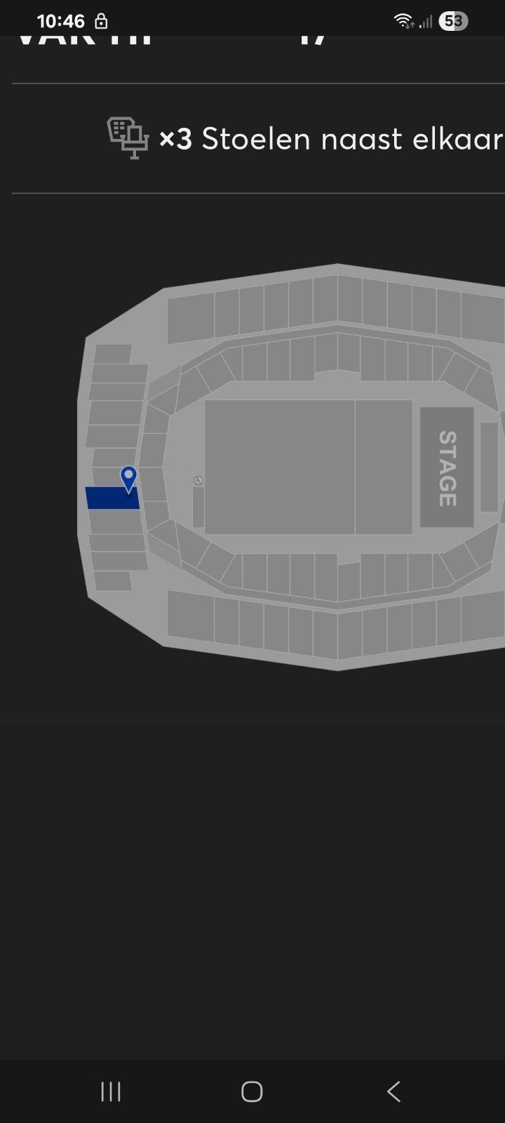 3 x tickets vak HI naast elkaar  Guus Meeuwis vrijdag 2 apr, Twee personen, November