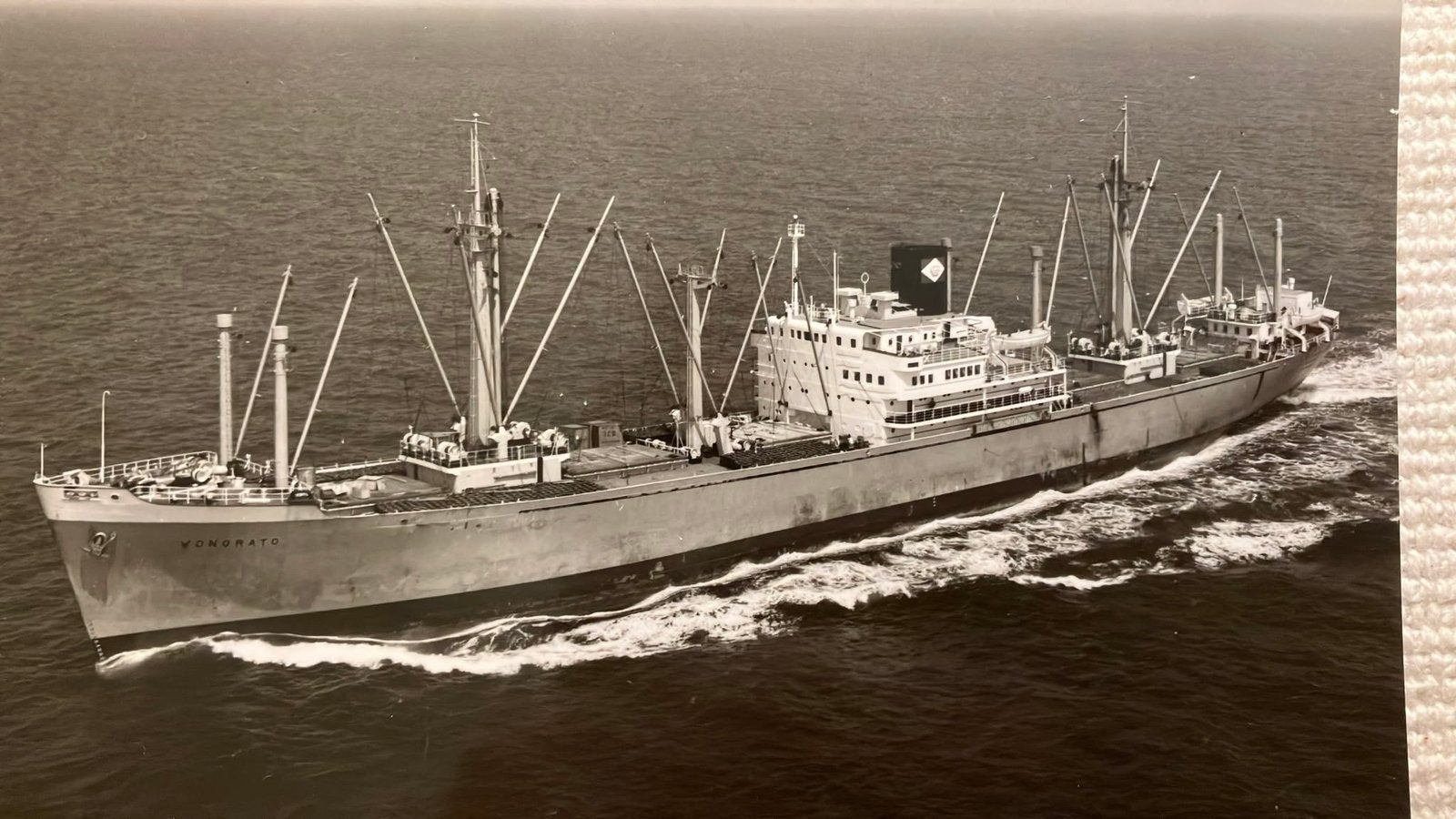 WONORATO  1954  Rotterdamsche Lloyd   KJCPL charter, Verzamelen, Ophalen of Verzenden, Zo goed als nieuw, Kaart, Foto of Prent