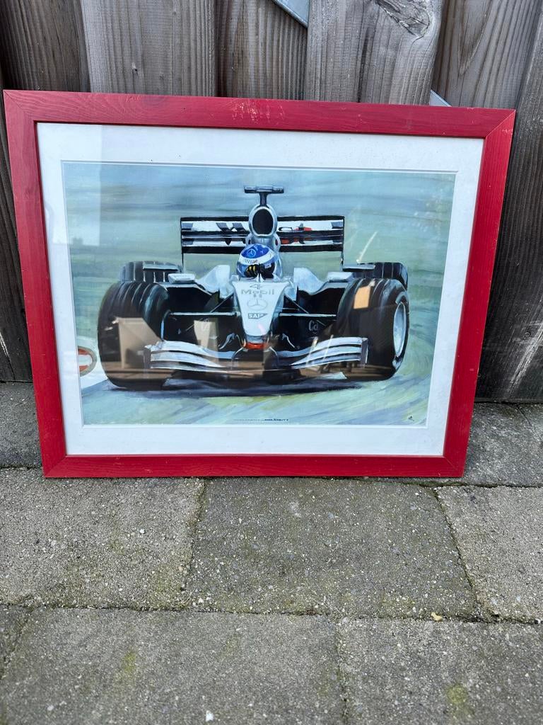 Formule 1 Schilderij - Melograno, Ophalen of Verzenden