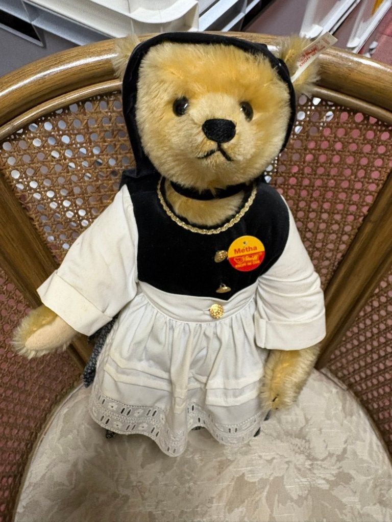 Steiff Metha Alsterhaus teddy uit 1996, 42cm, Ophalen of Verzenden, Zo goed als nieuw, Stoffen beer, Steiff