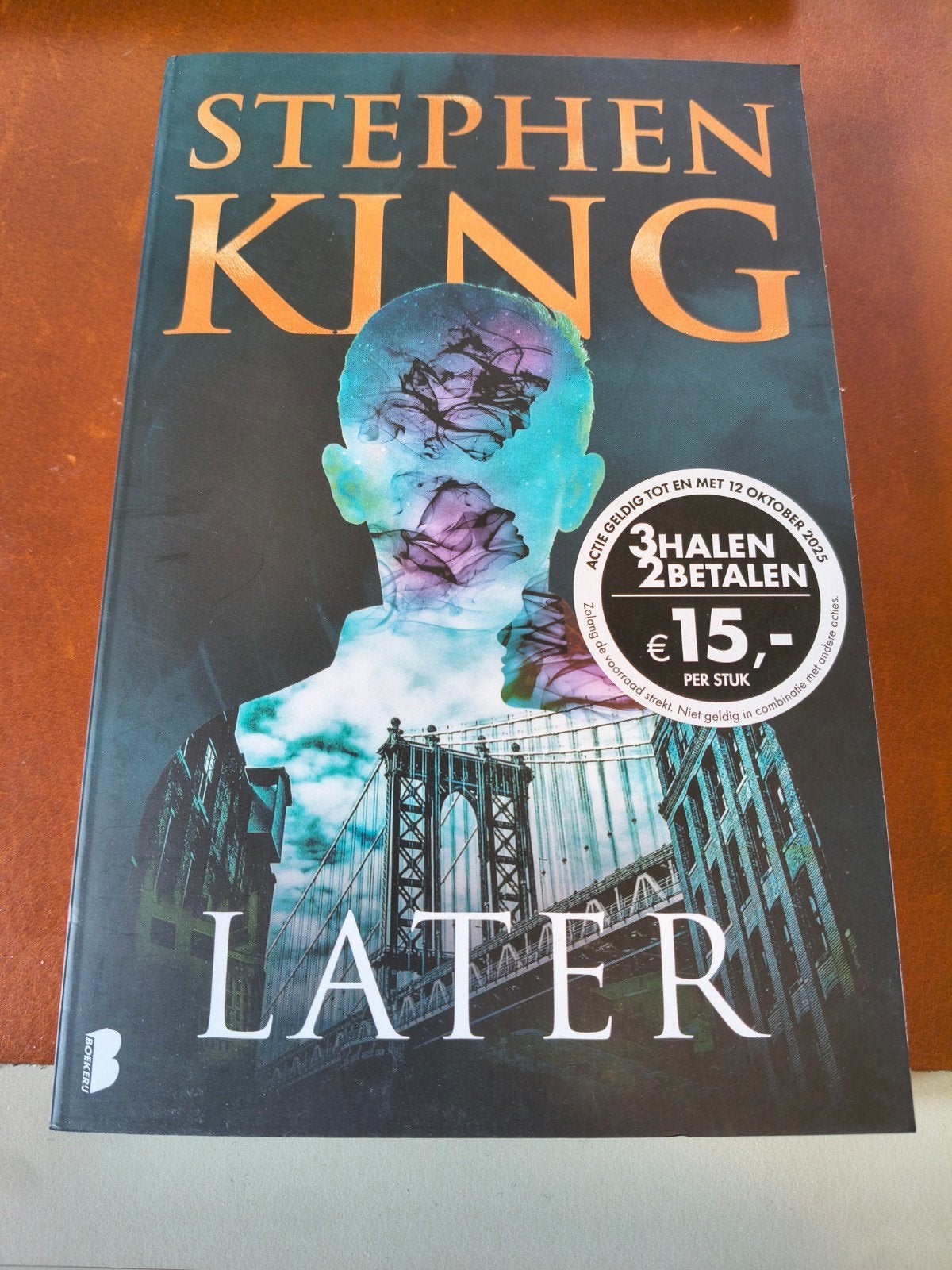 Later - Stephen King (Nederlandse editie), Boeken, Ophalen of Verzenden, Zo goed als nieuw, Stephen King, Nederland