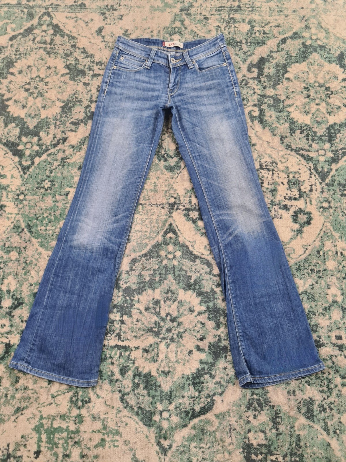 Levi’s 572 Bootcut W26 L32 Dames Tulsi2632 Low-rise, Kleding | Dames, Blauw, Ophalen of Verzenden, Zo goed als nieuw, W27 (confectie 34) of kleiner