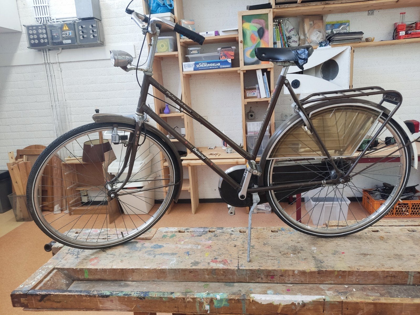 Batavus Flying Dutchman Damesfiets - Vintage Stadsfiets, Ophalen, Velgrem, Versnellingen, Batavus