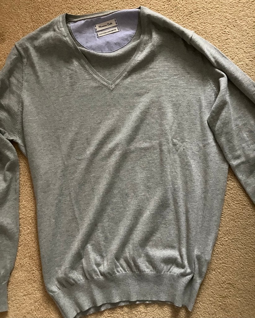 Pullover heren, Kleding | Heren, Truien en Vesten, Ophalen of Verzenden, Zo goed als nieuw, Massimo Dutti, Grijs