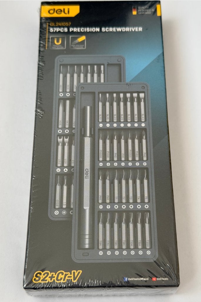 Precisie Schroevendraaierset 57pcs handig voor elektronica, Ophalen of Verzenden, Nieuw, Gereedschapsset