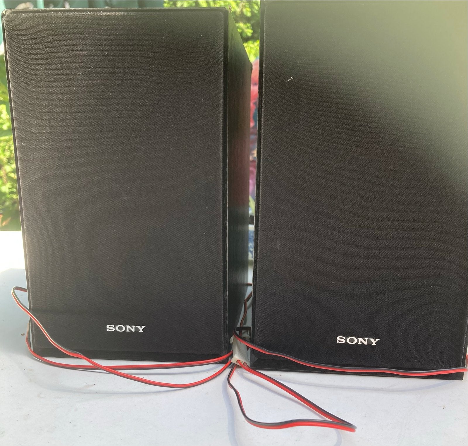 Sony SS-CBX20 Boekenplankluidsprekers - 6 Ohm Zwart, Gebruikt, Ophalen of Verzenden, Sony, Minder dan 60 watt
