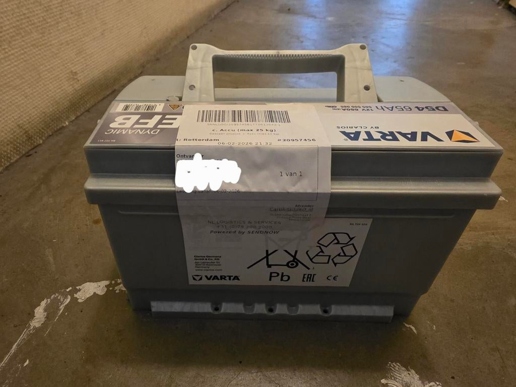 Varta Dynamic EFB D54 65Ah 650A Start-Stop Accu, Auto-onderdelen, Accu's en Toebehoren, Ophalen of Verzenden, Nieuw, Universele onderdelen