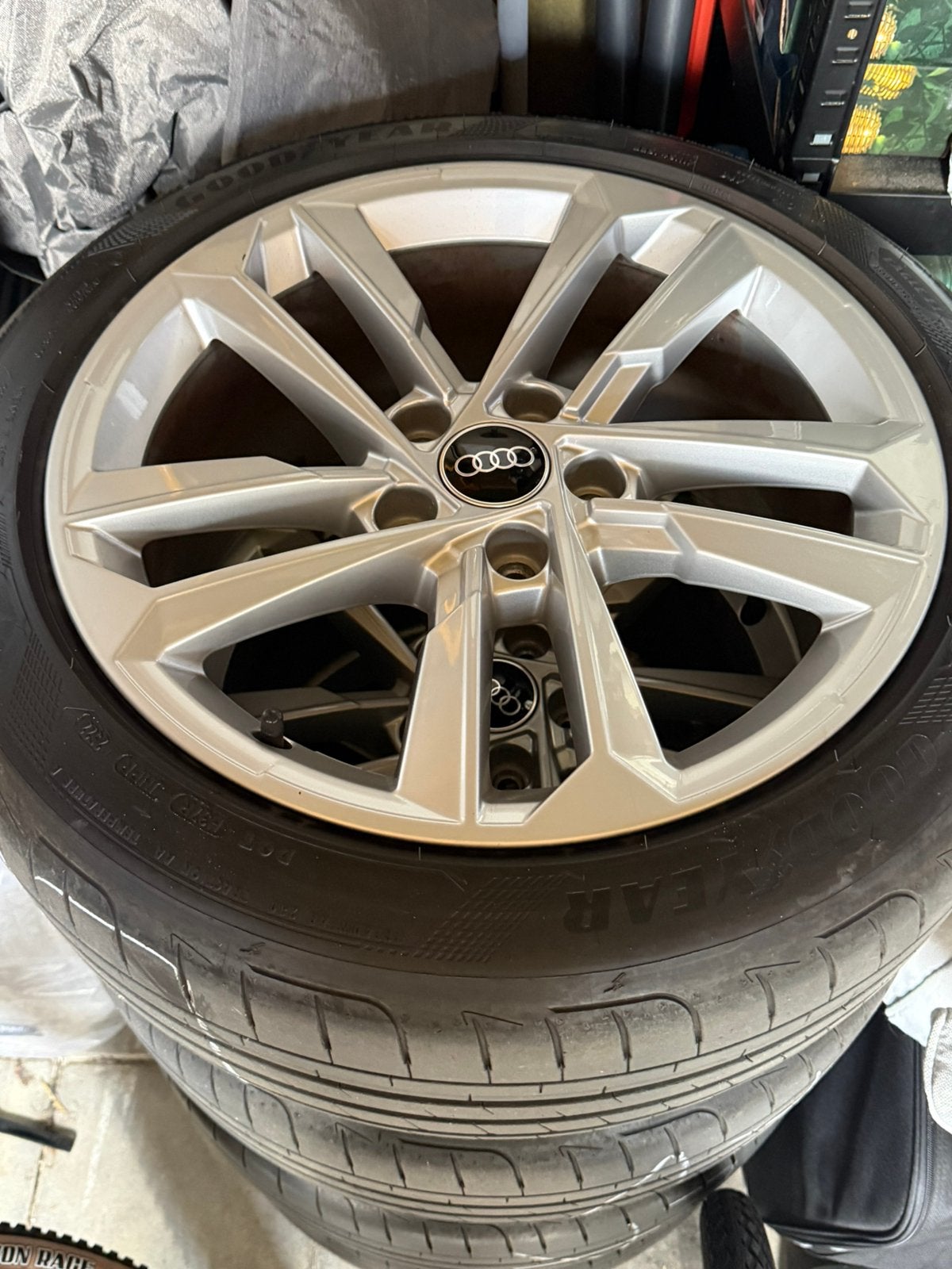 Set originele 17” inch Audi velgen te koop, Ophalen, Gebruikt, Velg(en), 17 inch
