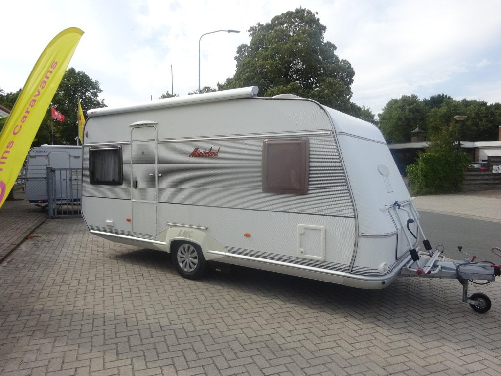 Lmc Munsterland 475 Met Nieuwe Luifel en Mover, Caravans en Kamperen, Caravans, Rondzit, Schokbreker, Bedrijf, 750 - 1000 kg
