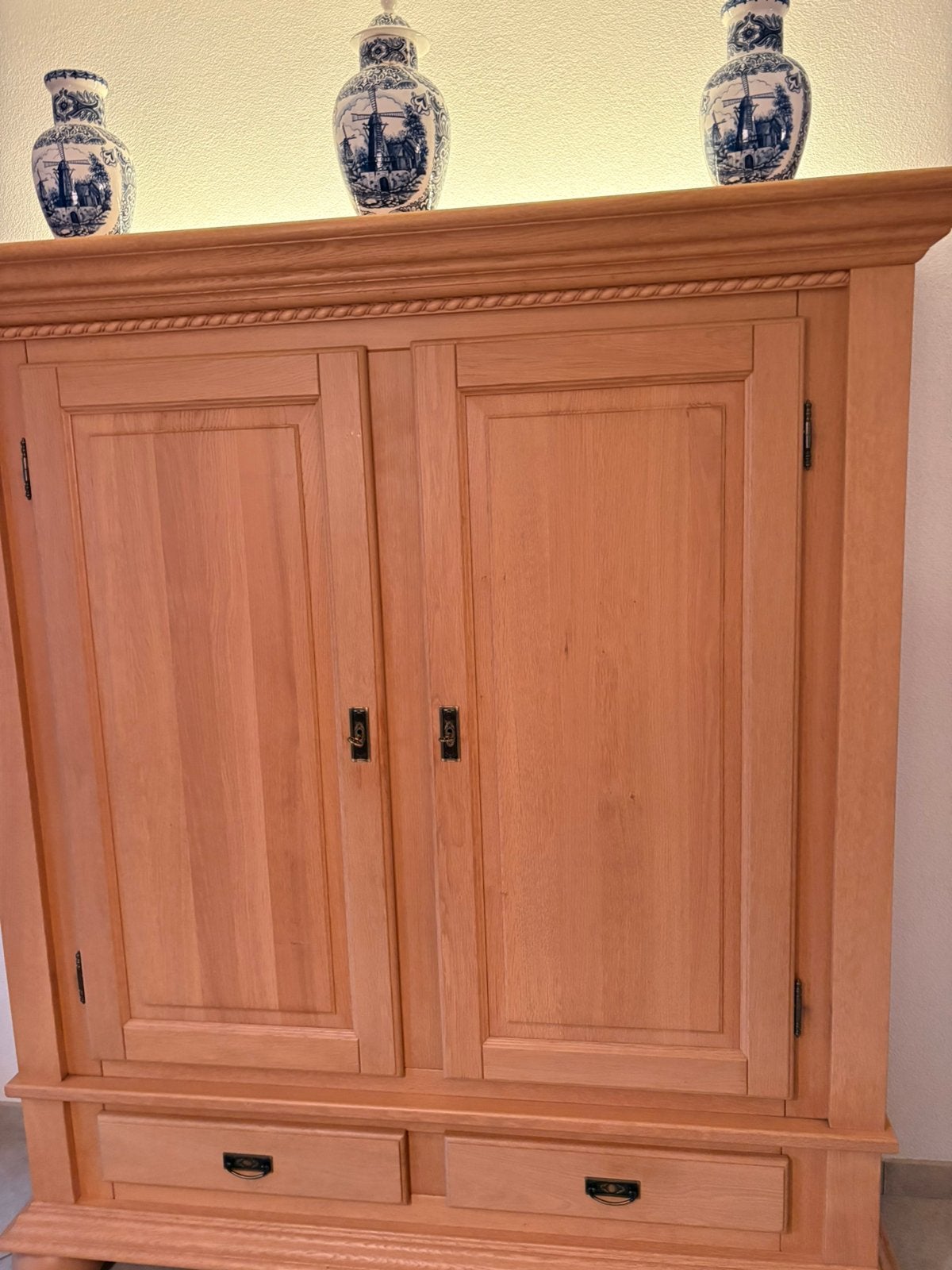 Eiken toogkast, Huis en Inrichting, Ophalen, 150 tot 200 cm, Eikenhout, Zo goed als nieuw