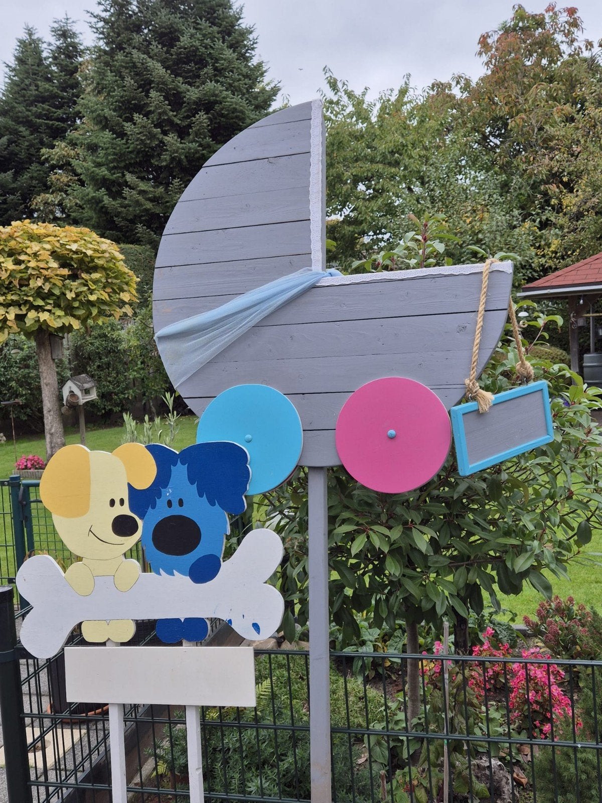 geboorte borden voor in de tuin .Prijs is per stuk7.50 euro, Ophalen, Gebruikt, Geboortebord