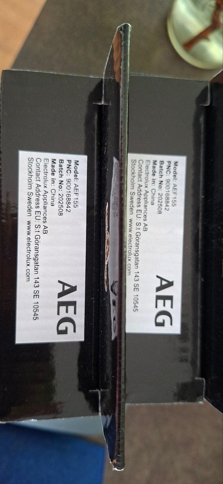 AEG Stofzuigerfilters AEF 155 - Filter Kit VX4, Ophalen of Verzenden, Nieuw, Overige typen, AEG