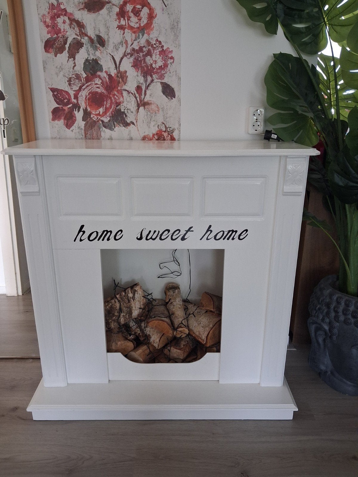 Decoratieve sfeerhaard, Huis en Inrichting, Haarden, Ophalen, Zo goed als nieuw, Vrijstaande haard, Overige soorten