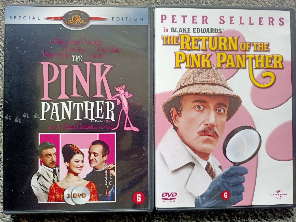 The Pink Panther & The Return of the Pink Panther DVD, Vanaf 6 jaar, Ophalen of Verzenden, Zo goed als nieuw, Actiekomedie