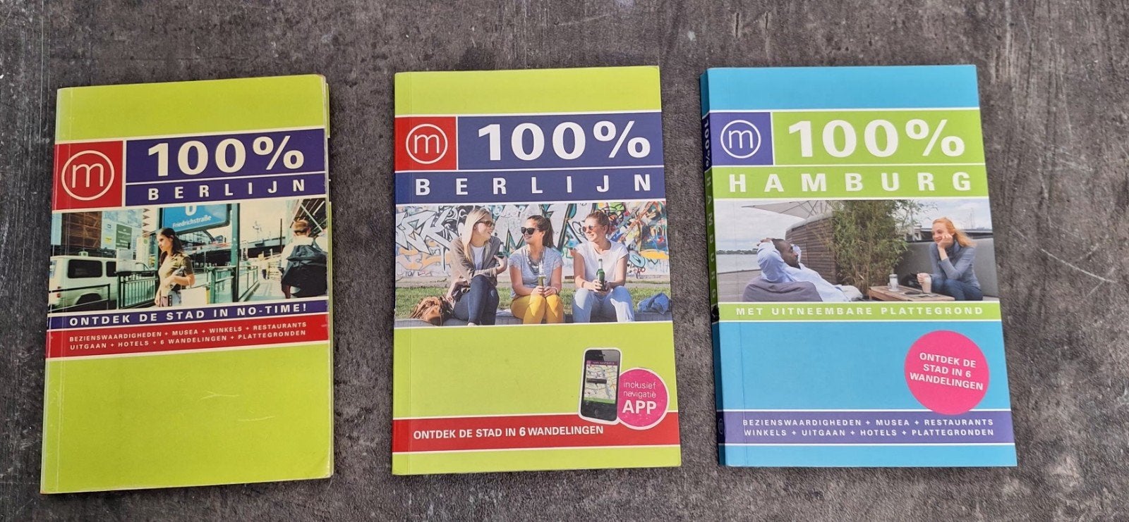 3 reisgidsen Duitsland: 2x Berlijn, 1x Hamburg., Overige merken, Europa, Ophalen of Verzenden, Zo goed als nieuw