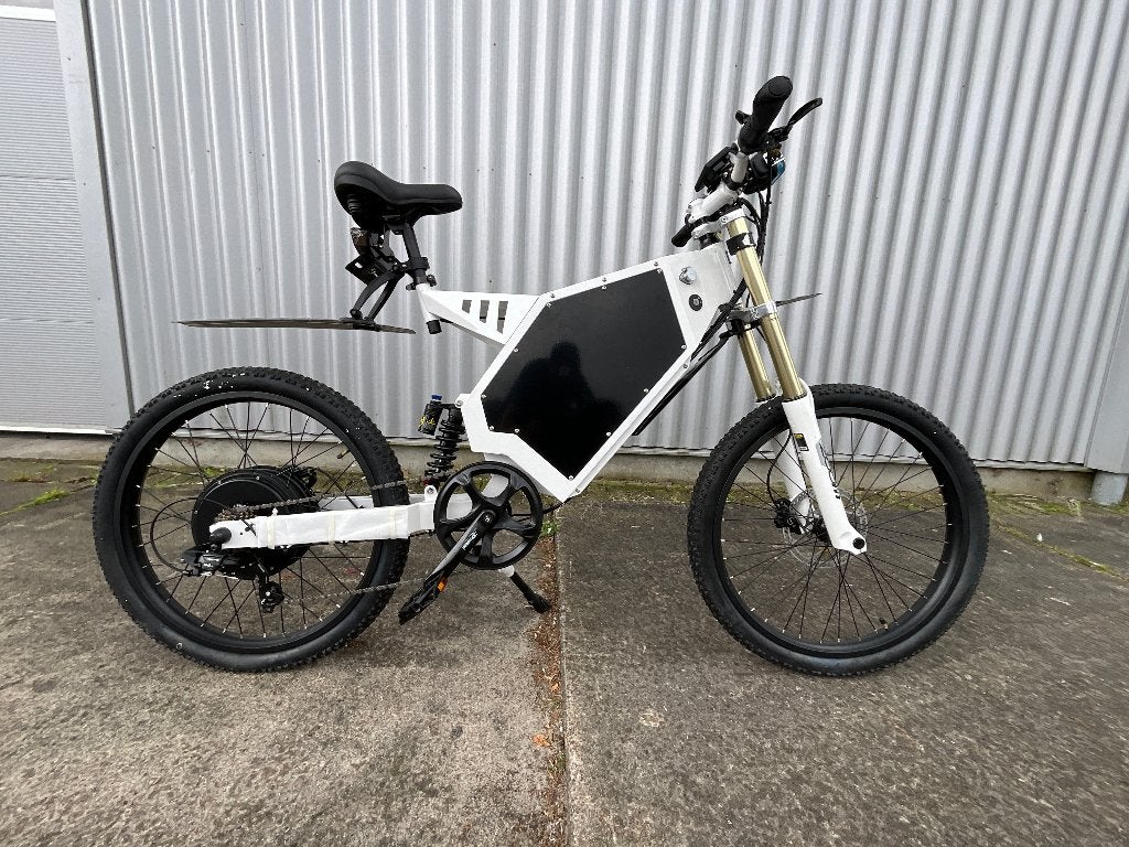Elektrische High-Performance E-Mountainbike 5.000W, Versnellingen, Nieuw, Schijfrem, 53 tot 57 cm