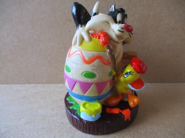 adv10582 tweety figuurtje 9, Ophalen, Looney Tunes, Gebruikt, Beeldje of Figuurtje