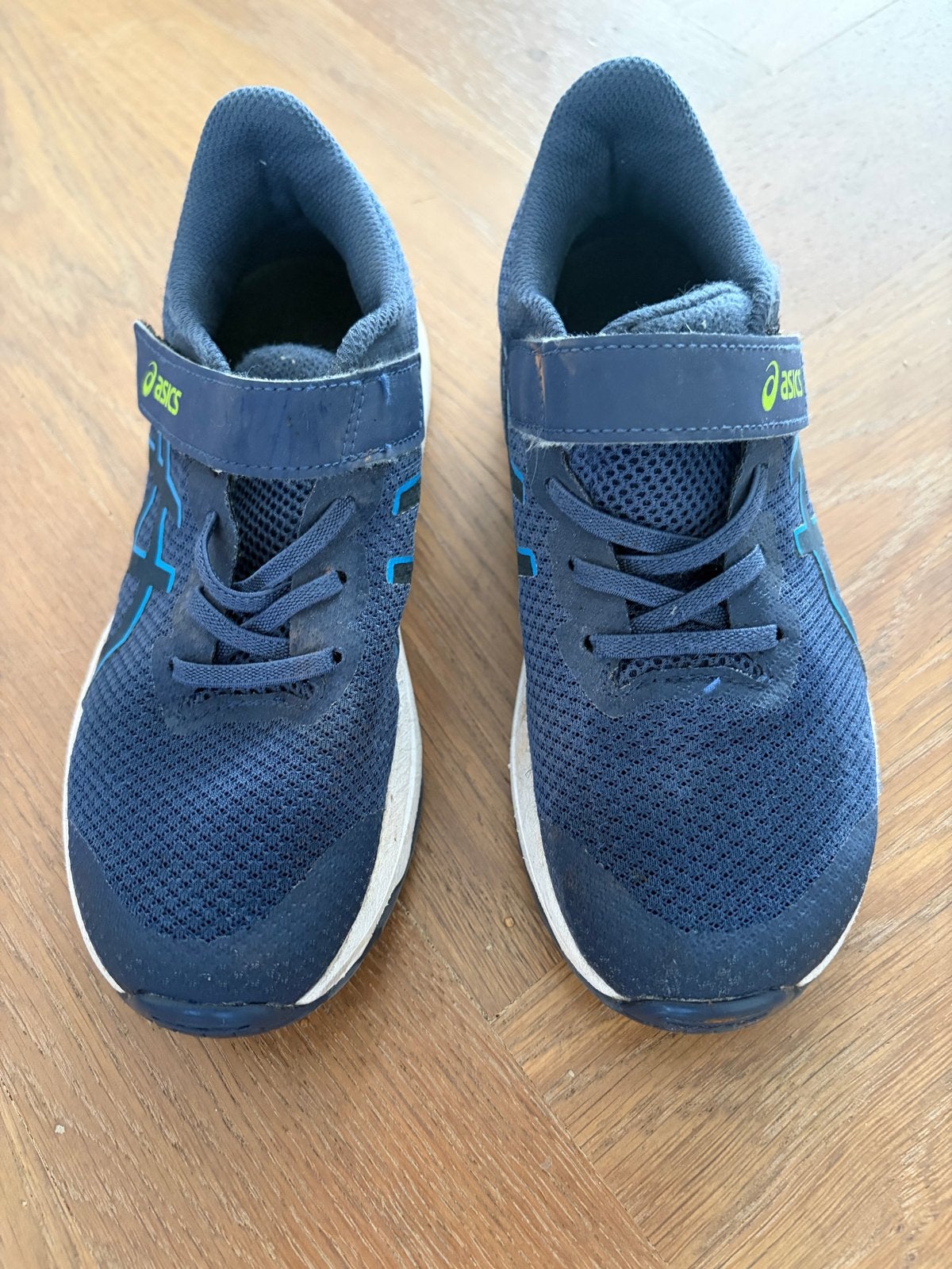 ASICS Hardloopschoenen Maat 33 - Blauw, Ophalen, Gebruikt, Hardloopschoenen, Hardlopen