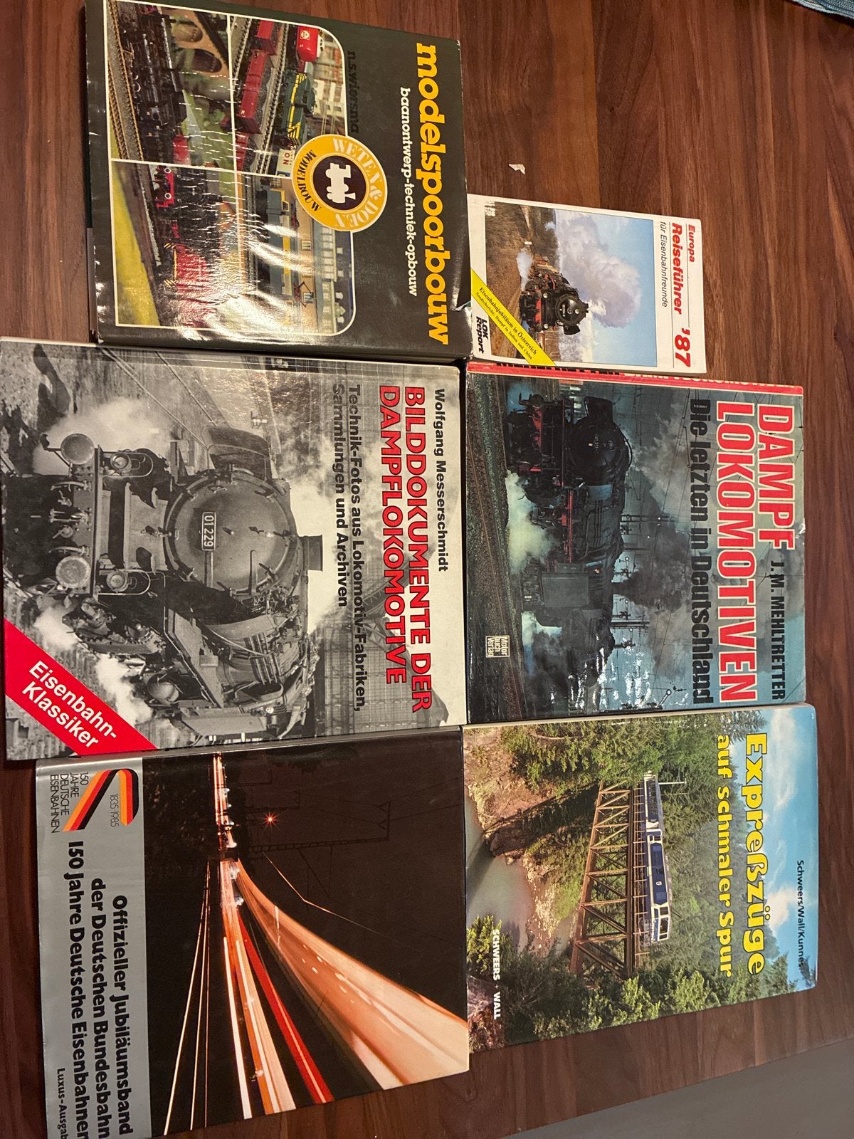 Collectie Treinboeken: modelbouw, Stoomlocomotieven & Meer, Boeken, Ophalen of Verzenden, Gelezen, Trein