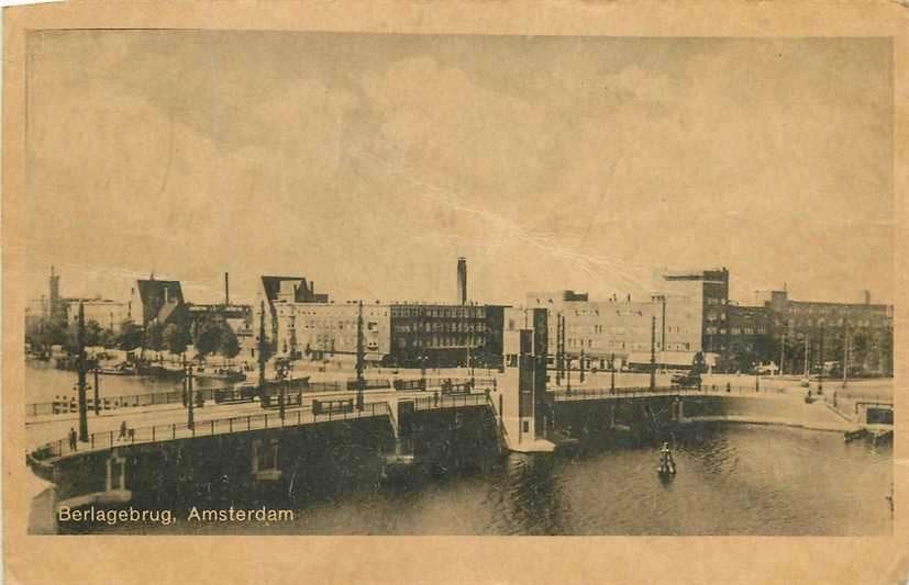 377-281-011 Amsterdam Berlagebrug, Ophalen of Verzenden, Voor 1920, Noord-Holland