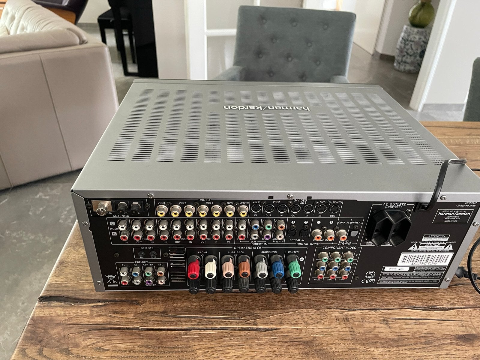 Harman Kardon AVR 235/230 AV-receiver, Zo goed als nieuw, 120 watt of meer, Ophalen, Overige merken