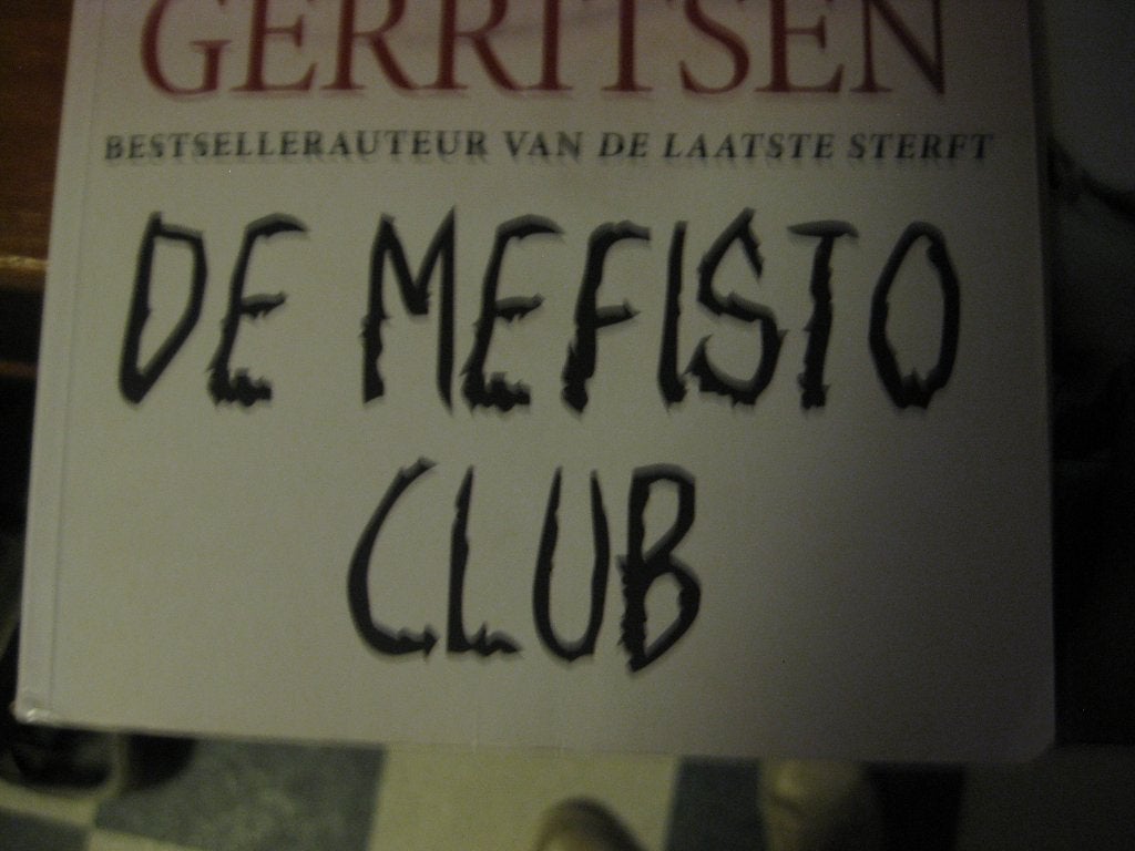 de mefisto club    env erdwijn, Boeken, Partijen en Verzamelingen, Verzenden, Zo goed als nieuw, Populaire fictie