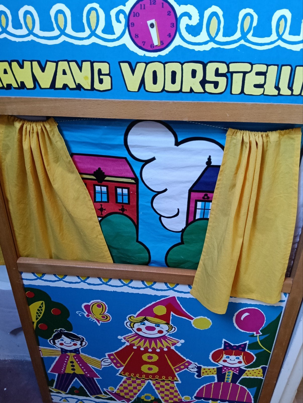 Vintage Poppenkast - Klaar voor nieuwe voorstellingen!, Ophalen, Gebruikt, Jongen of Meisje