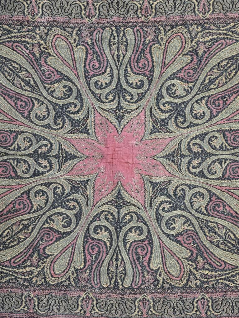 Vintage oosters Paisley wandtapijt Worteldoek Boho 99x105cm, Gebruikt, Hype pop up, Vierkant, Ophalen of Verzenden