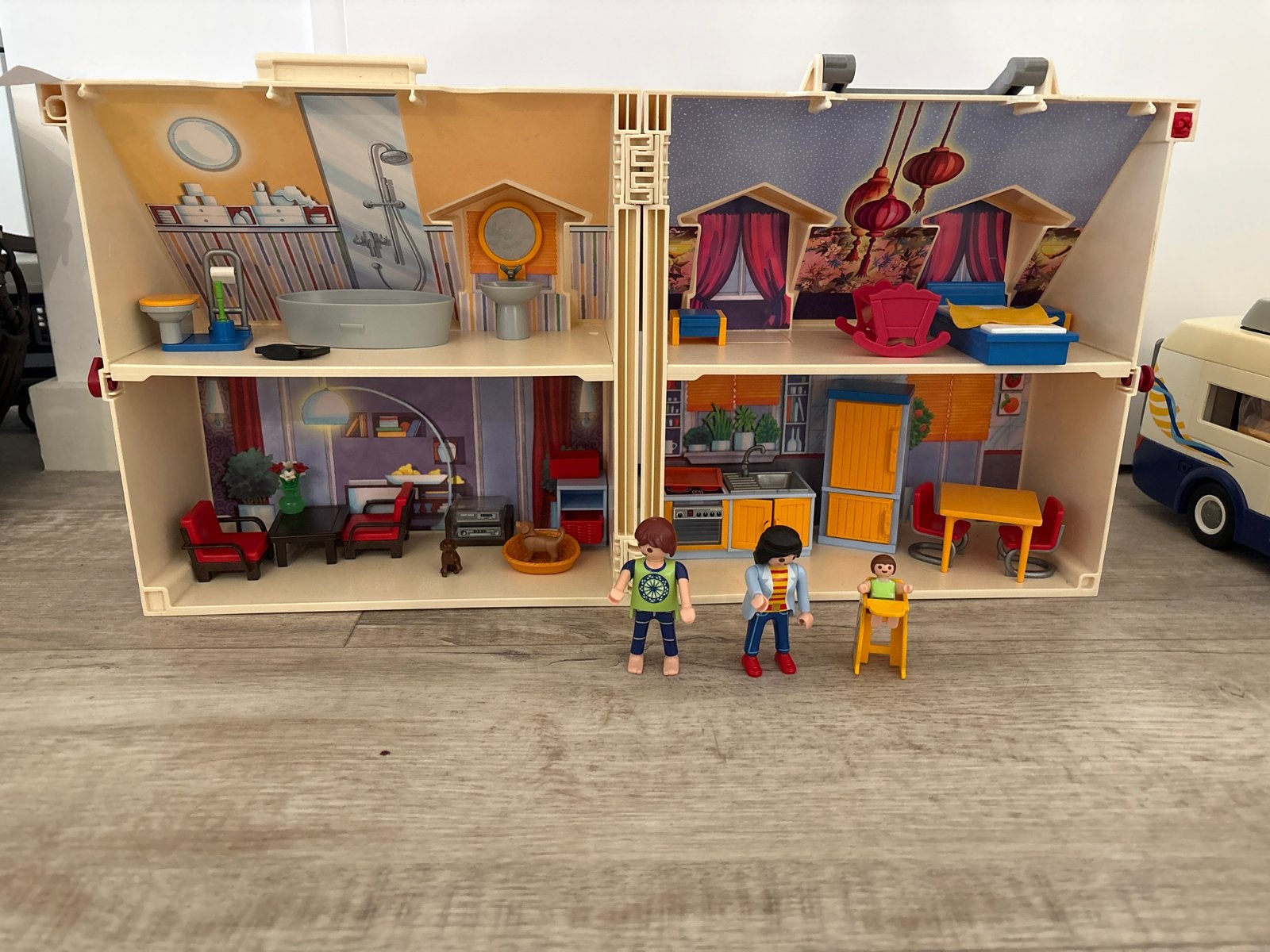 Playmobil Poppenhuis met Meubels en Poppen, Ophalen, Gebruikt, Poppenhuis