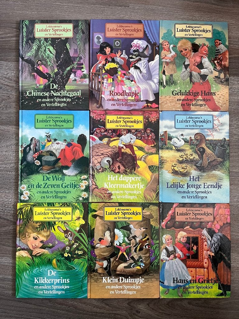 Lekturama's Luister Sprookjes en Vertellingen - 9 delen, Boeken, Ophalen of Verzenden, Gelezen, Diverse auteurs