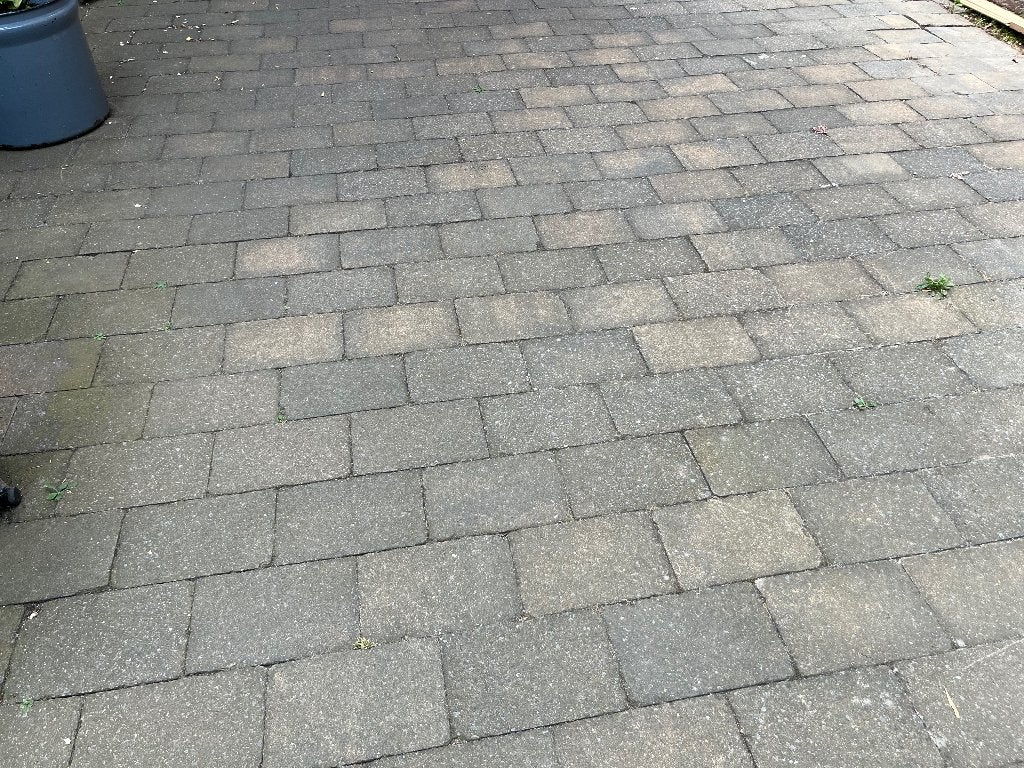 Bestrating betonblokken/tegels gratis, Ophalen, Gebruikt, Klinkers, 10 m² of meer