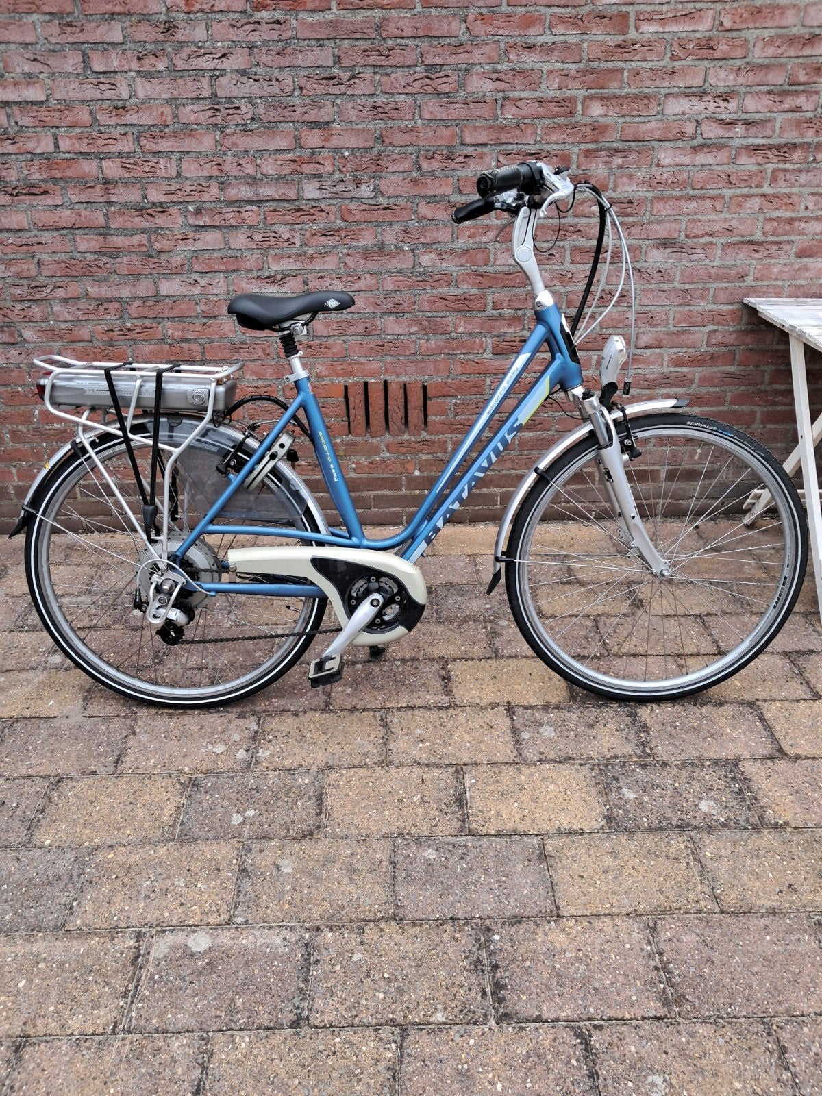 batavus damesfiets zonder accu 28 inch, 55 tot 59 cm, Ophalen, Gebruikt, Batavus