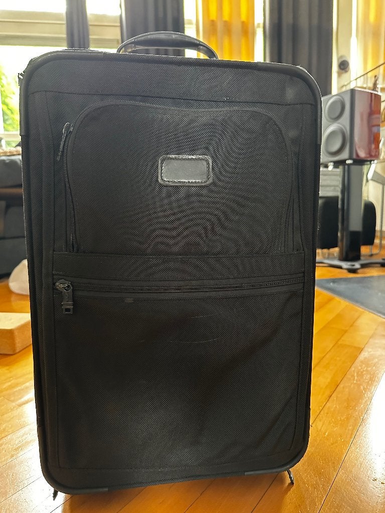 TUMI Made in USA Business Trolley / Garment Bag-Ccmpleet, Ophalen, Gebruikt, Zwart, Minder dan 40 cm