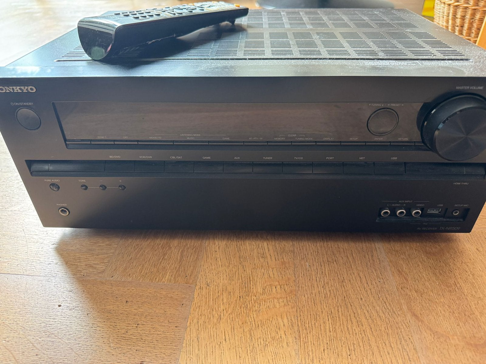 Onkyo receiver, Audio, Tv en Foto, Ophalen, Gebruikt, 120 watt of meer, Onkyo