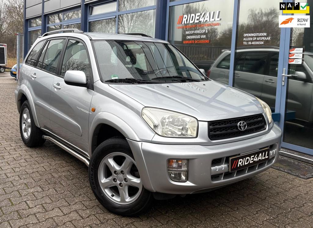 Toyota RAV4 2.0-16V VVT-i Sol/4x4/TREKHAAK/NAP, Auto's, Toyota, 1998 cc, Stof, 4 cilinders, 150 pk