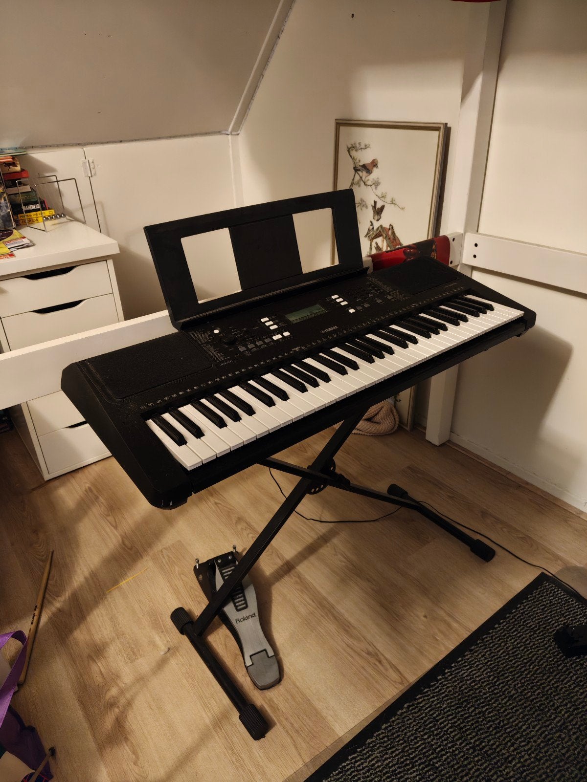 Yamaha PSR-E373 Keyboard - Zo goed als nieuw, 61 toetsen, Yamaha, Zo goed als nieuw, Met standaard
