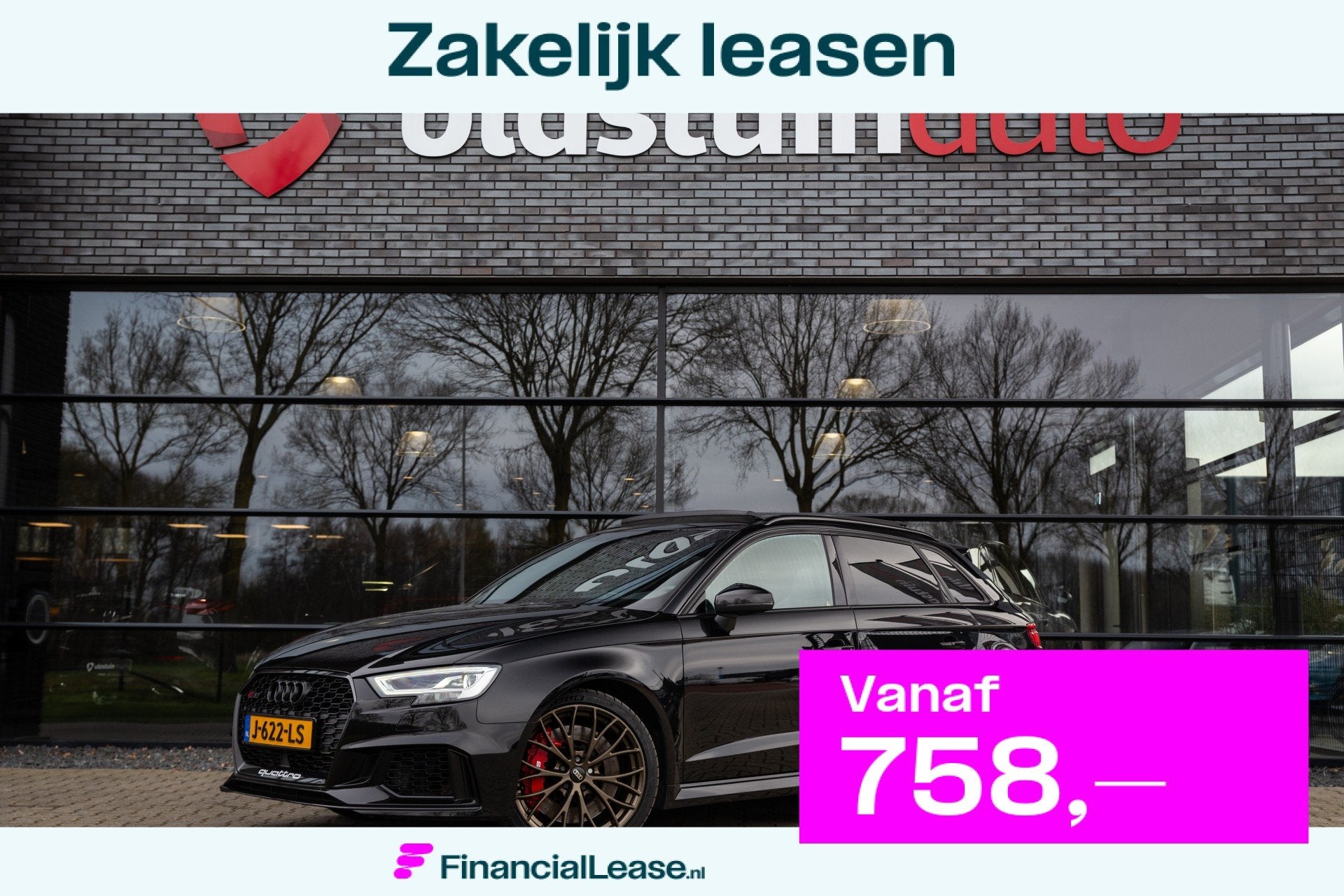 Audi RS3 Sportback 2.5 TFSI RS 3 quattro , Panoramadak, Adap, Automaat, Gebruikt, RS3, 1505 kg
