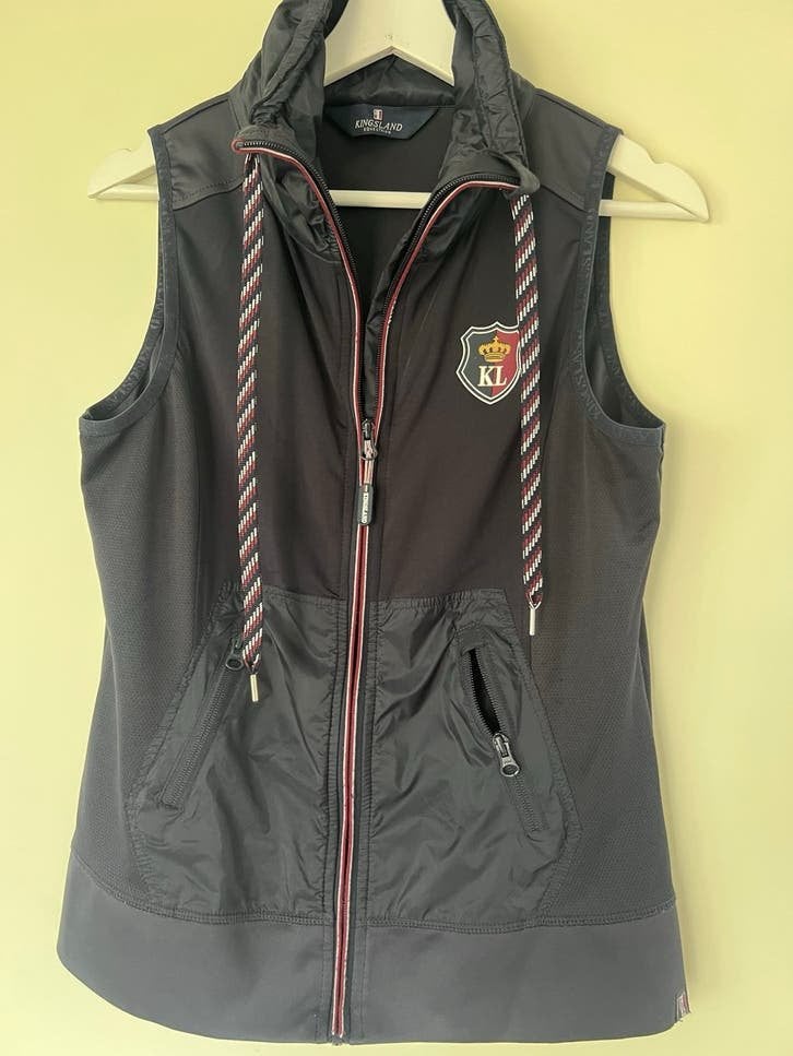 Bodywarmer Kingsland paardrijden   Maat M, Ophalen of Verzenden, Zo goed als nieuw, Maat 38/40 (M), Zwart