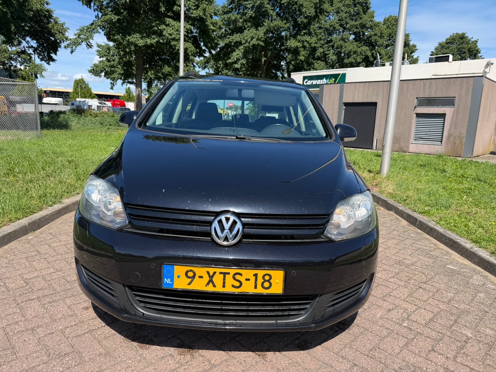 Volkswagen Golf Plus 1.4 16V 2009 Zwart  PDC Airco Nw Apk, Auto's, Volkswagen, 15 km/l, 4 cilinders, Zwart, Bedrijf