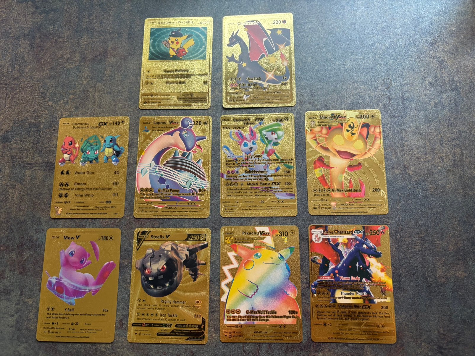 10 Gouden Pokemon kaarten nieuw, Ophalen of Verzenden, Nieuw, Meerdere kaarten
