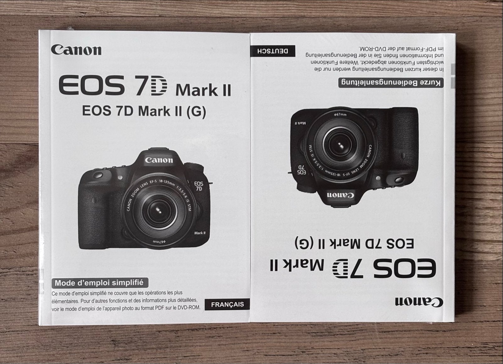 Canon EOS 7D Mark II Handleidingen (DE, FR, IT, NL), Ophalen of Verzenden, Nieuw, Canon, Geen optische zoom