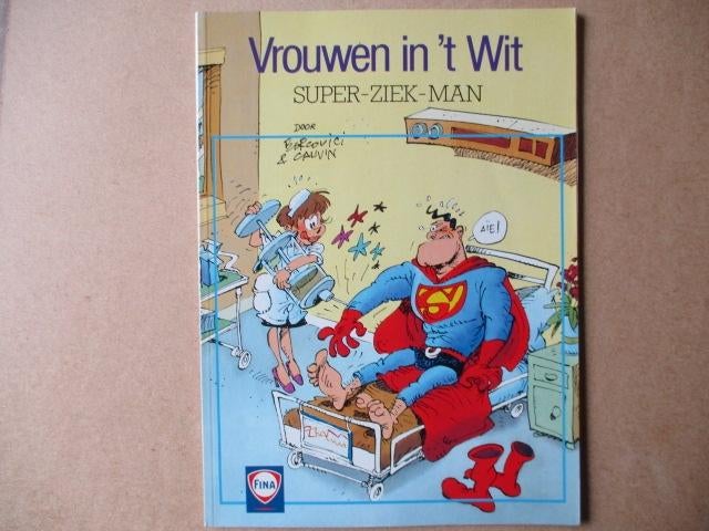 adv11390 vrouwen in t wit fina, Boeken, Eén stripboek, Ophalen, Gelezen