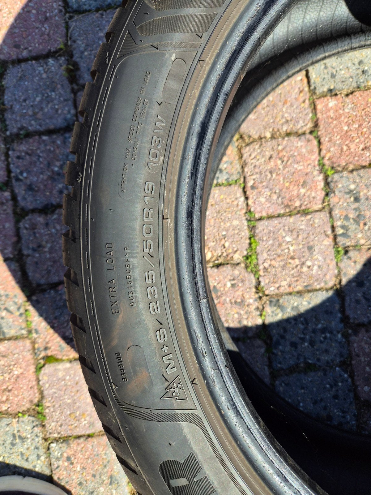 4 all season banden goodyear 235/50R19, Ophalen, Gebruikt