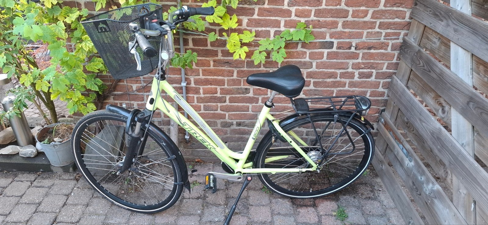 Trek damesfiets met lage instap en mandje, Velgrem, 50 tot 53 cm, Ophalen, Overige merken
