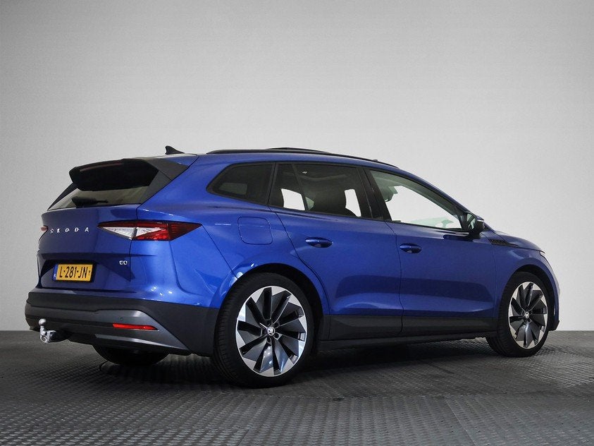 Skoda Enyaq iV BWJ 2021 | 60 SPORTLINE | TREKHAAK | PANO DAK, Auto's, Skoda, Automaat, Achterwielaandrijving, Gebruikt, Zwart