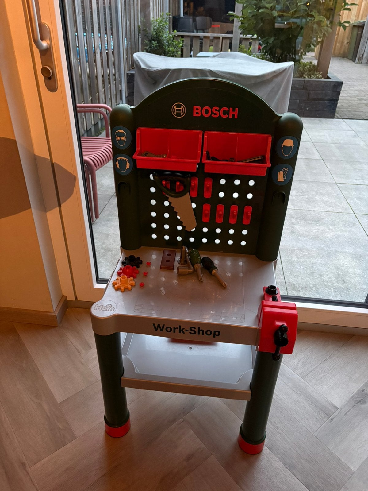 Bosch werkbank, Ophalen, Gebruikt