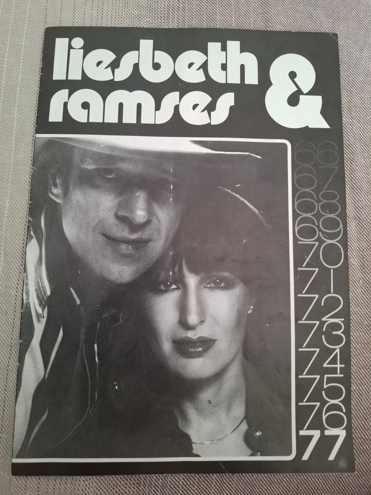 programmaboekje 1977 Ramses Shaffy Liesbeth List, Verzenden, Gelezen, Personen