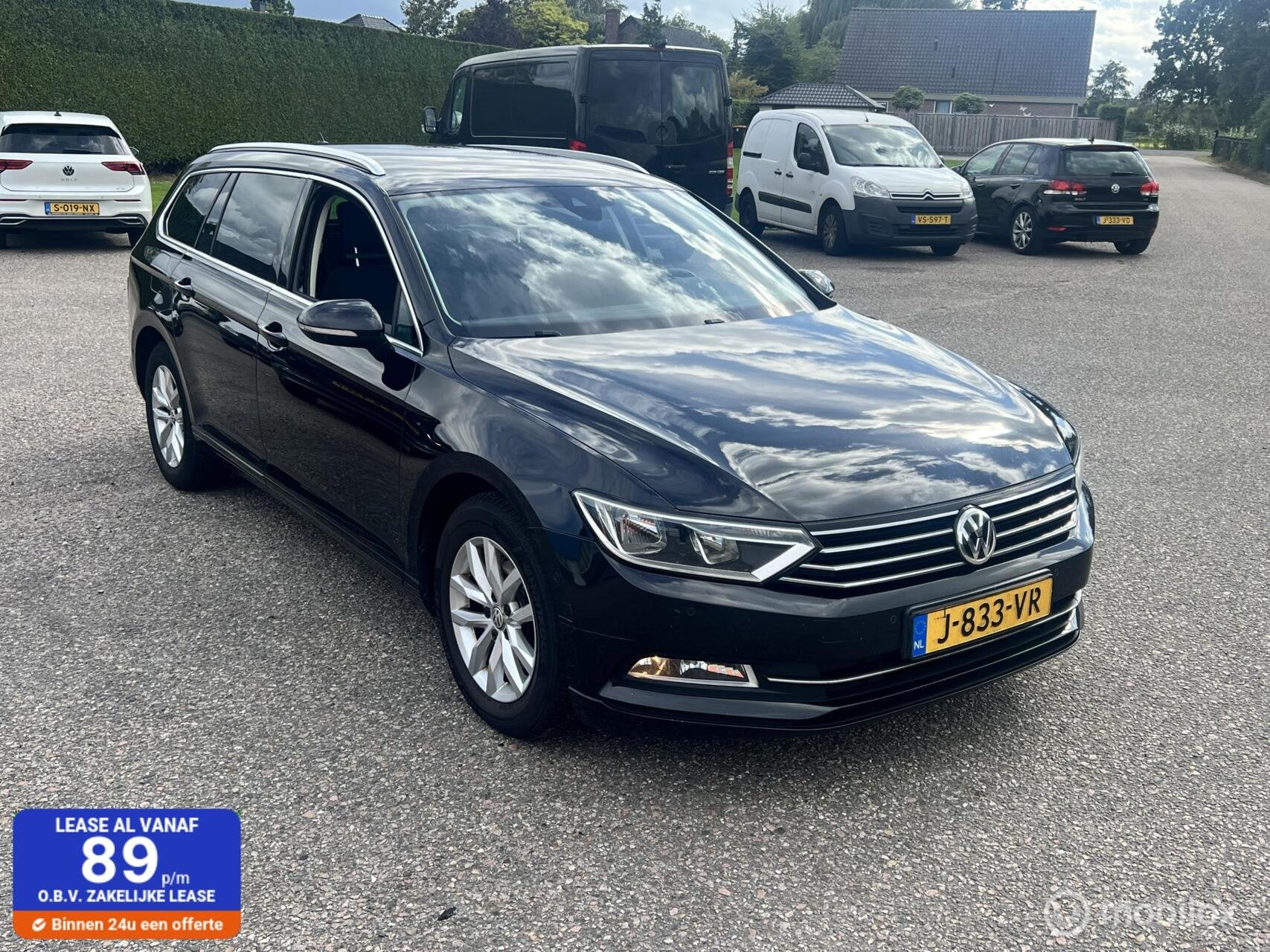 Volkswagen Passat Variant 1.6 TDI Automaat, Auto's, Gebruikt, Euro 6, 4 cilinders, Zwart