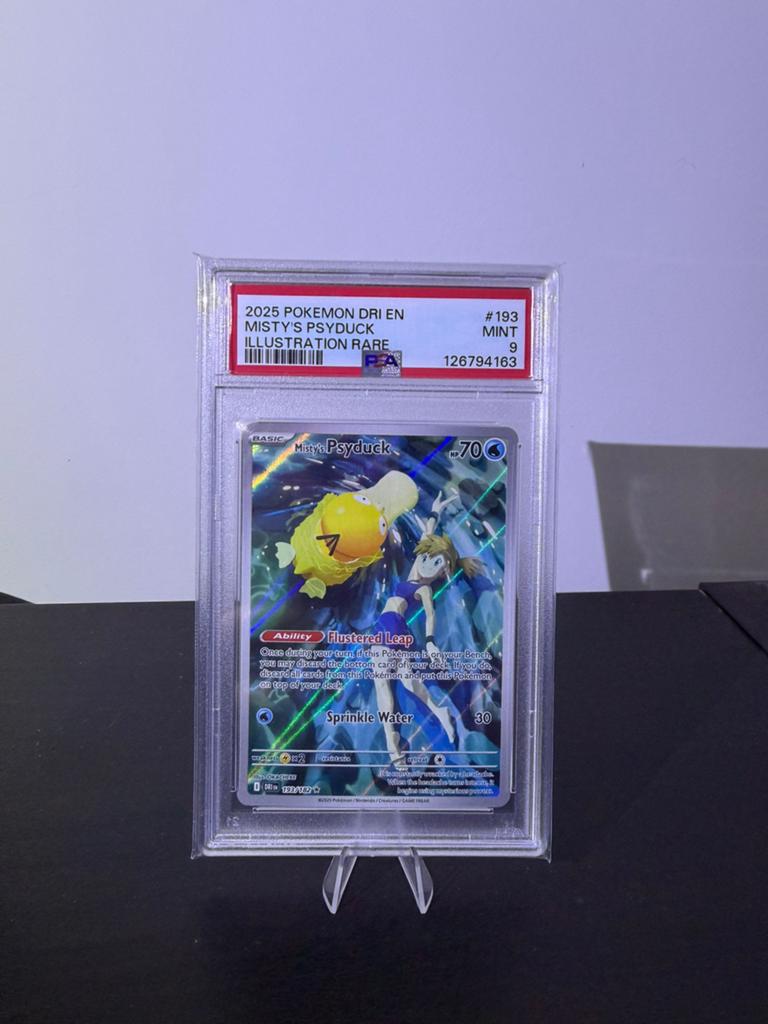 Misty’s Psyduck PSA 9 193/182, Ophalen of Verzenden, Zo goed als nieuw