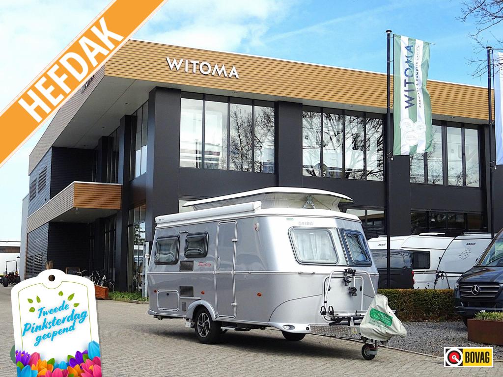Eriba Touring 530 GT 2de pinksterdag open huis, Caravans en Kamperen, Caravans, Standaardzit, Bedrijf, 750 - 1000 kg, Eriba